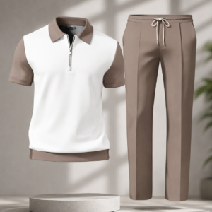 Sandstone Luxe Polo Set - Image 5