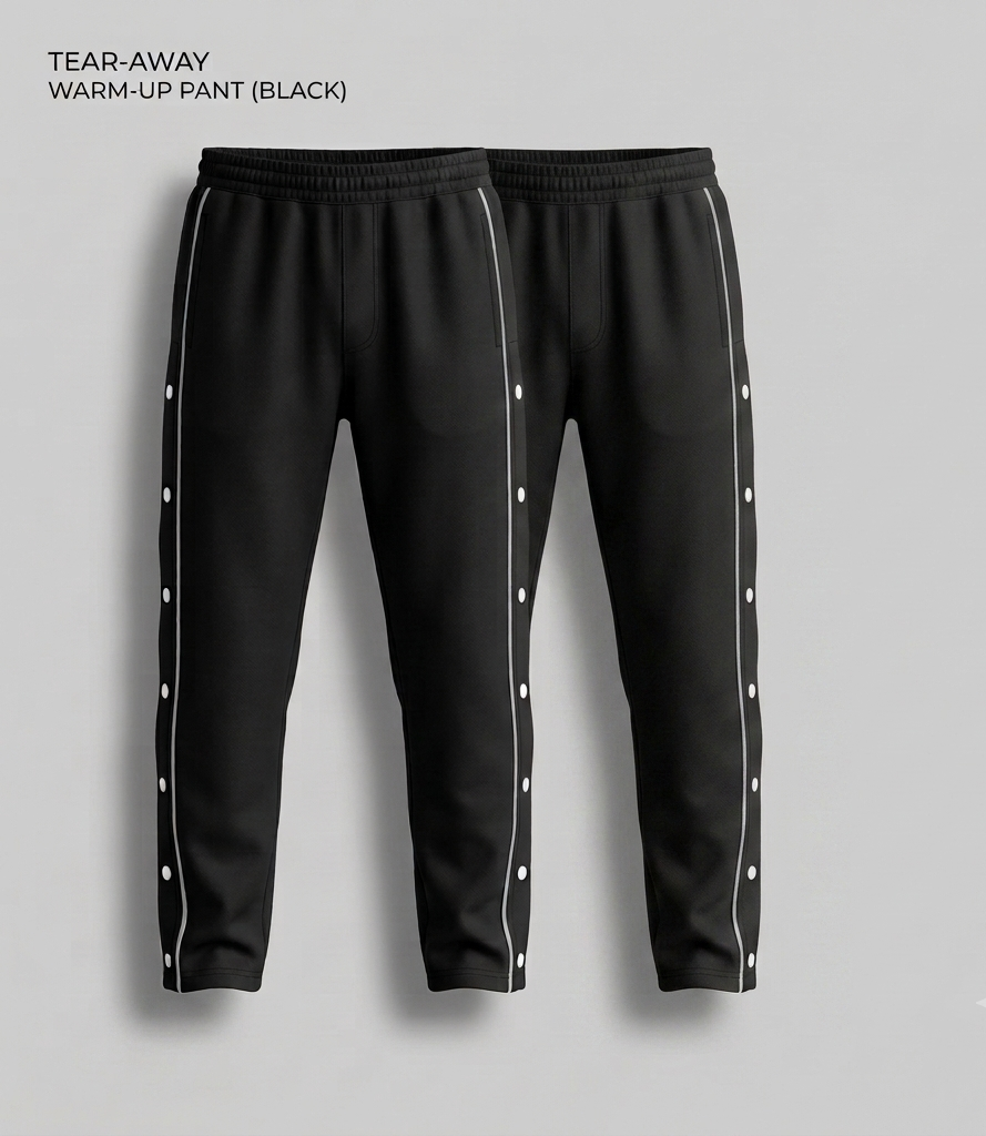 Luxury Tear-Away Warm-Up Pants - Image 6