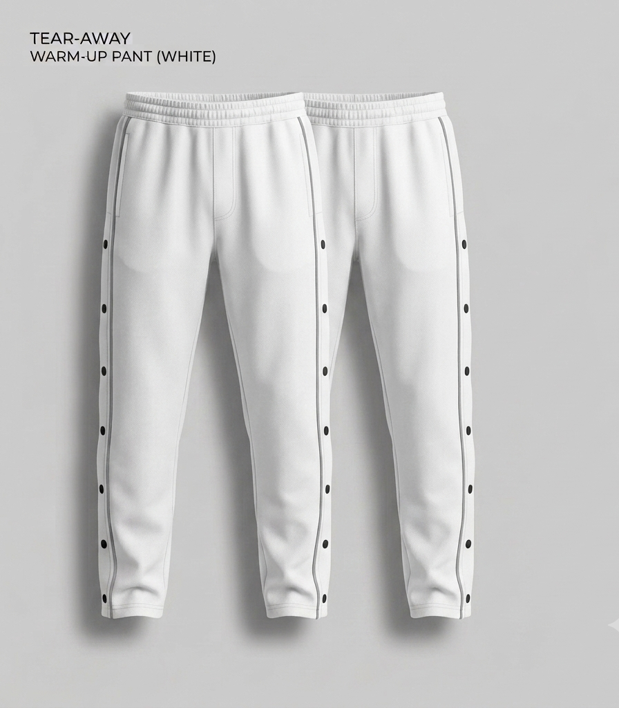 Luxury Tear-Away Warm-Up Pants - Image 3